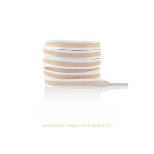 รองเท้าผ้าใบลายทางสามสีพร้อมเชือกผูกรองเท้าพิมพ์ลาย รองเท้ากีฬาลำลองสำหรับวิ่งและเดิน - Product Image 2