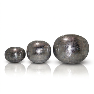 Florero de aluminio decorativo de último diseño, maceta de metal para boda o decoración del hogar, floreros de metal - Product Image 1