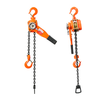 Palans à chaîne manuels VT, palan de levage robuste et portable avec chaîne G80 pour travaux de construction