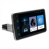 Estéreo para Auto Android de 10.1 Pulgadas 1 Din con Pantalla Flotante Giratoria de 360 Grados, Navegación GPS, Reproductor Multimedia Bluetooth