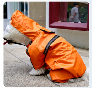Novo estilo 2025 fábrica atacado impermeável reflexivo poliéster chuva casaco para <span class=keywords><strong>Pet</strong></span> - Product Image 3