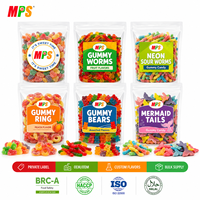 Fabricant de bonbons OEM Marque privée personnalisée Gelée gommeuse aigre-douce en vrac Halal Bonbons mous