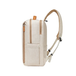 Logo personalizzato di moda di grande capacità <span class=keywords><strong>Beige</strong></span> Oxford Business Laptop borse di tendenza <span class=keywords><strong>zaino</strong></span> per le donne di lusso marca un colore 2025 - Product Image 4