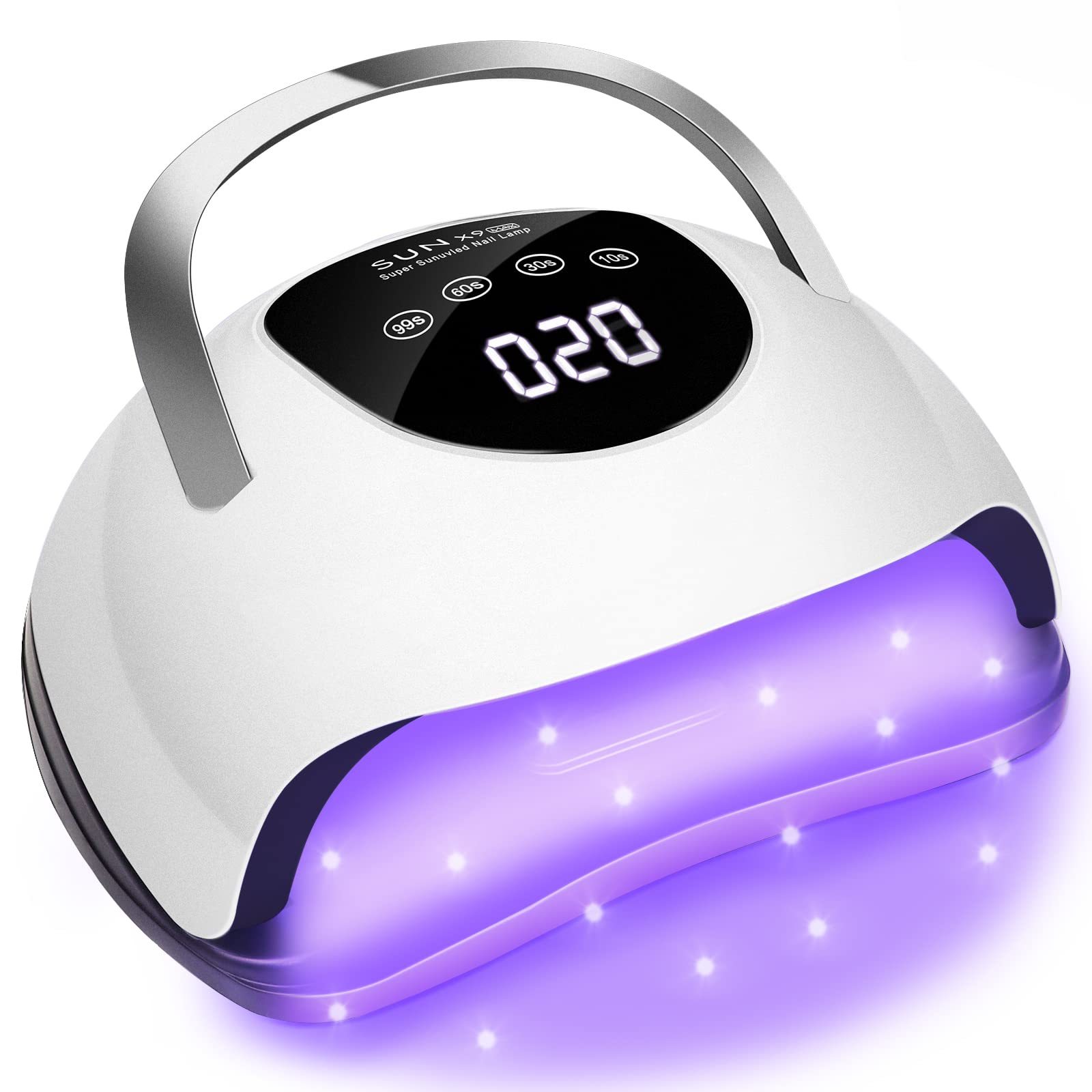 2025 SUNX9 Max LED UV Nail Dryer Lamp Newest Fast Curing Gel Light for Salon Use Nail Polish Dryer Machine