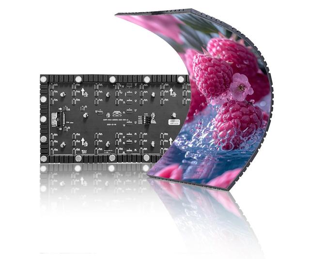 Best Selling P5 P4 P2.5 Indoor LED Display Panel Foldable Magnetic Flexible Full-Color Curved Screen Digital Signage Displays
