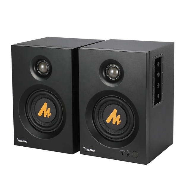 Maono Professional Studio Monitor Speaker Accuracy Stereo Audio Active Speaker Studio Monitor Sound Equipment Amplifier Speakers