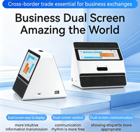 Dispositif de traduction vocale instantanée bidirectionnelle portable à double écran de bureau, 120 langues