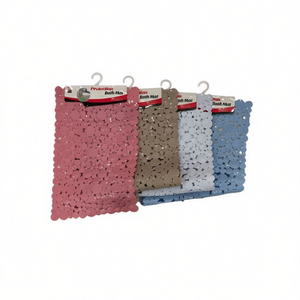 Tapis de bain ALFOMBRA à motif uni, design minimaliste, lot mixte 35*60CM, accessoire antidérapant pour sol de salle de bain - Product Image 2