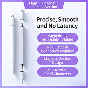 Stylet capacitif magnétique à haute sensibilité en alliage d'aluminium à fonction 3-en-1 pour Samsung, iPad, <span class=keywords><strong>Mac</strong></span>, Huawei - Product Image 2