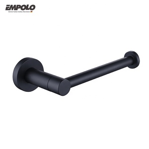 Recién llegado, toallero <span class=keywords><strong>de</strong></span> papel <span class=keywords><strong>de</strong></span> <span class=keywords><strong>pie</strong></span> <span class=keywords><strong>de</strong></span> Metal negro para inodoro, estante <span class=keywords><strong>de</strong></span> papel montado en la pared - Product Image 4