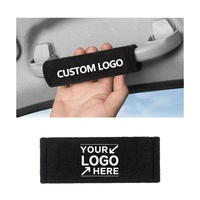 Titan AS076 – Housse de protection universelle en daim pour poignée de toit avec logo personnalisé, kit d'intérieur pour voiture, décoration et protection de la poignée
