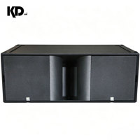 Subwoofer Profesional KD-28 para Escenario, Doble Imán de Neodimio de 18 Pulgadas, 4 Ohmios, Pasivo, Portátil, de Madera Contrachapada de Abedul