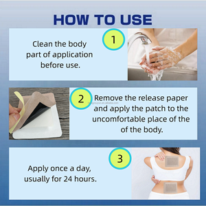 Crème anti-douleur musculaire ISO 8 heures Patch anti-douleur Patch anti-douleur à base de plantes - Product Image 4
