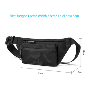 Riñonera Deportiva de Moda, Bolso Cruzado para el Pecho, Logotipo Personalizado, Riñonera Deportiva Portátil para Correr - Product Image 5