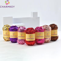 Metallic T-Shirt Yarn for Crocheting Handmade Bags 100% Polyester Yarn for Woven Bags