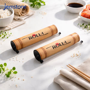 Tubo de Papel Ecológico Personalizado de Grado Alimenticio con Tapas de Plástico para Rollos de Sushi, Contenedor Push Pop para Sushi para Llevar - Product Image 6