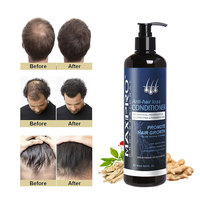 Marque privée Maxipro Herbal Argan Oil Infused 500ml Après-shampooing naturel au gingembre biologique Ensemble de soins capillaires hydratants