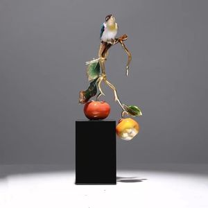 13X30Cm Moderne Stijl Vogelpatroon Decoratief <span class=keywords><strong>Item</strong></span> Hars Handwerk Hoge Gevoeligheid Vogel Ontwerp Voor Verjaardag Moderne Stijl Klein - Product Image 1