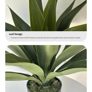 20インチの高級人工アガベ多肉植物、商業用景観、熱帯盆栽、家庭、オフィス、室内装飾用 - Product Image 4
