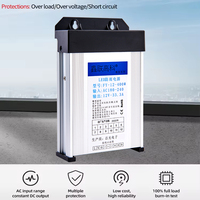 Alimentation électrique à découpage LED étanche AC/DC 12V 400W 33A pour équipement publicitaire extérieur