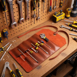 Sac de rangement portable pour clés et tournevis, étui de rangement pour outils enroulable durable pour électricien, <span class=keywords><strong>charpentier</strong></span>, mécanicien - Product Image 5