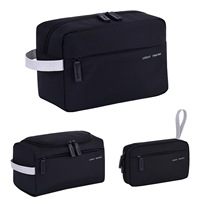 Sac de toilette imperméable pour hommes - Trousse de toilette portable pour voyages d'affaires, salle de sport et activités de plein air, sac de rangement