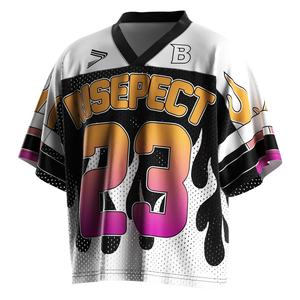 Ropa Deportiva Heritage con un Toque Clásico, Estilo Retro y Tejido de Malla Holgado para Entusiastas del Fútbol Americano Vintage - Product Image 1