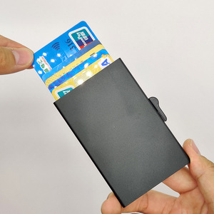 Nouveau design Dropshipping <span class=keywords><strong>ANGO</strong></span> <span class=keywords><strong>ANGO</strong></span>-CH017 Portefeuille minimaliste Porte-cartes de crédit Blocage RFID Sans fermeture - Product Image 2