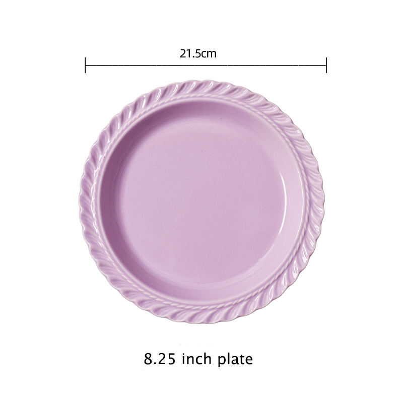 Plaque de 8,25 pouces (violet)