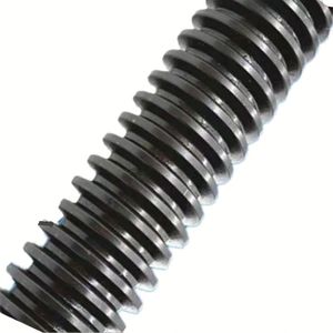 Boulons à tête cylindrique galvanisés ASTM M8, tiges filetées métriques avec écrous, finition zinc, tige entièrement filetée - Product Image 1