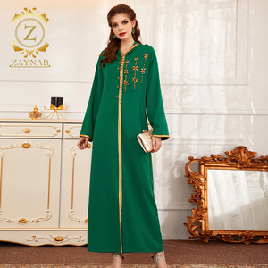 Robe Zaynab Bubu, <span class=keywords><strong>Abaya</strong></span> africaine, nouveau modèle d'<span class=keywords><strong>Abaya</strong></span> à Dubaï, <span class=keywords><strong>Abaya</strong></span> pour femmes, robe musulmane, robes de Dubaï, femmes musulmanes, magnifique vert - Product Image 5