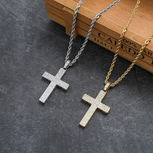 Позолоченное колье в стиле хип-хоп из нержавеющей стали - Product Image 3