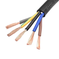 Huaqi Marken-Großhandel 450V 750V AWG STRA Gummi 2,5mm 3-adriges Tauchpumpenkabel Elektrisches Kabel Stromkabel