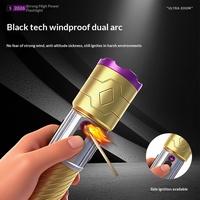 Lampe torche LED tactique en aluminium haute luminosité, étanche, avec batterie rechargeable, charge USB, allumeur, pour le camping