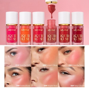 Rubor Líquido de Larga Duración, de Alta Calidad, Duradero, con Cabezal de Brocha Mate que Realza el Color, Portátil, de Doble Uso para Labios y Mejillas - Product Image 3