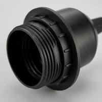 Kit de suspension industrielle vintage réglable avec cordon, support de câble et douille E27, luminaire suspendu pour plafond, support de lampe E27