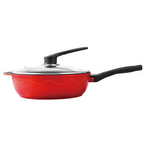 กระทะ VCC แบบไม่ติดกระทะ ขนาด 32 ซม. ทรงกลม พร้อมฝาปิด ใช้ได้กับเตาแม่เหล็กไฟฟ้าและเตาแก๊ส สำหรับใช้ในบ้าน - Product Image 3