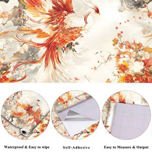 Carta <span class=keywords><strong>da</strong></span> Parati Autoadesiva in PVC con Stampa Animale 3D in Rilievo, Traspirante, Antimuffa e Antiumidità, Molto Popolare - Product Image 6