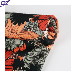 Ready to Ship Floral Polyester Spandex Custom logo Jacquard liverpool Knit Digital Printed Bullet <strong>Fabric</strong> for <strong>Fall</strong> Winter - Product Image 3