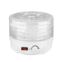 BAIYI Hot Sales Elektrische Mechanische 5-Tray Huishoudelijke Fruit- & Groente Droger met 250W Mini Voedseldroger 70°C Milieuvriendelijk