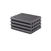 Dropshipping étanche bloc enduit d'époxy noir aimants ronds en néodyme Anti-corrosion antirouille aimant en néodyme N52