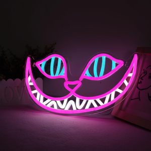 Enseignes <span class=keywords><strong>au</strong></span> néon LED <span class=keywords><strong>Chat</strong></span> de Cheshire, <span class=keywords><strong>chat</strong></span> souriant à intensité variable, décoration murale pour hôtel, chambre à coucher, design lumineux <span class=keywords><strong>au</strong></span> néon <span class=keywords><strong>Alice</strong></span> <span class=keywords><strong>au</strong></span> <span class=keywords><strong>pays</strong></span> <span class=keywords><strong>des</strong></span> <span class=keywords><strong>merveilles</strong></span> - Product Image 3
