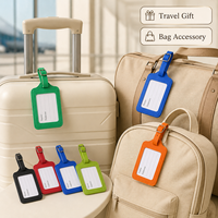 Ensemble porte-passeport et étiquette de bagage en cuir PU, logo gaufré, accessoires de voyage, vente en gros d'usine, pour coffrets cadeaux d'entreprise