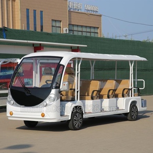 Autobús Turístico Eléctrico DZY de 4 a 14 Asientos con Carga Solar. Vehículo Personalizable para Tours y Traslados de Aeropuerto. - Product Image 1