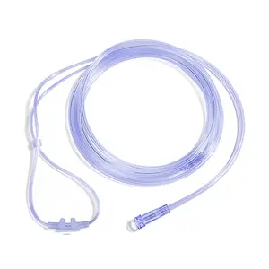 Hospital Supplies Medical Grade PVC Sterile Disposable Nasal Oxygen Cannula For Adult