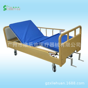 Lit d'hôpital en bois Xi Le Huan 2170x1050x500mm, lit multifonctionnel à hauteur réglable pour personnes âgées et patients paralysés - Product Image 1