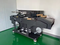 Machine d'impression automatique d'étiquettes de rouleau à rouleau numérique CMJN Imprimante d'étiquettes Machine d'autocollants Machine de découpe d'étiquettes