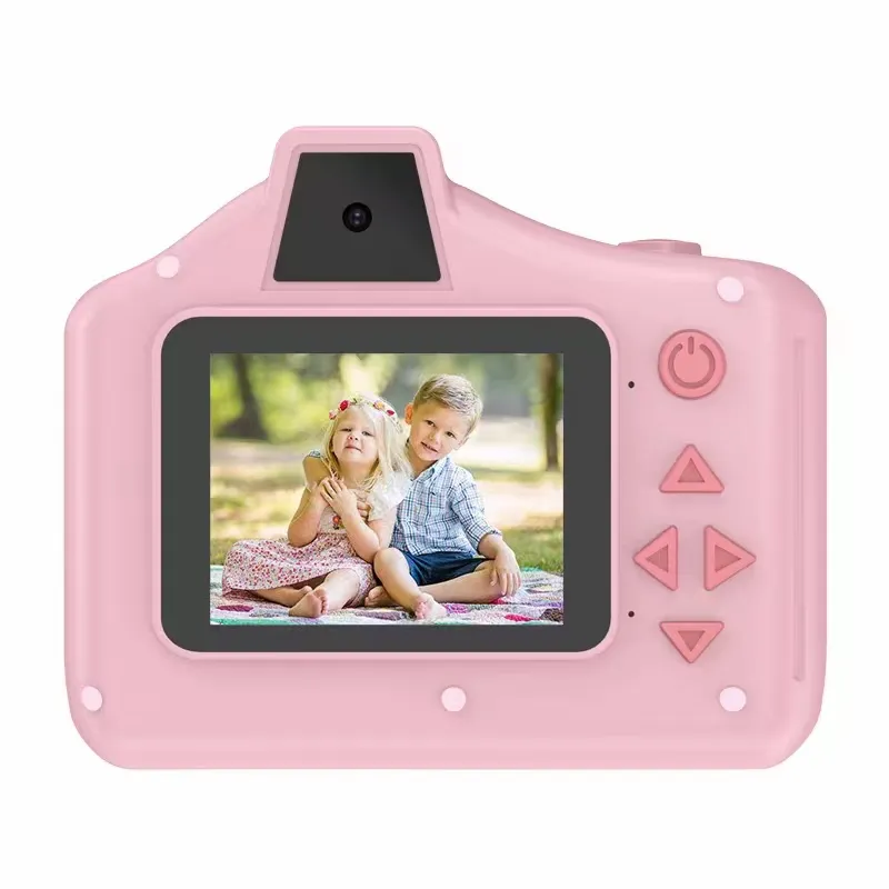 かわいいミニルックHD1080pスクリーンおもちゃキッズカメラフォトプリンター機能付き子供用カメラ