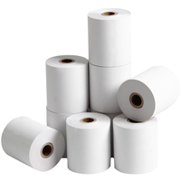Vente directe d'usine de haute qualité personnalisable 57x40mm papier rouleau thermique pour caisse enregistreuse Fax papier fax thermique personnalisable