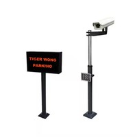 Reconnaissance de plaque d'immatriculation avec caméra réseau ANPR / LPR / ALPR pour système de gestion de véhicule de parking de voiture